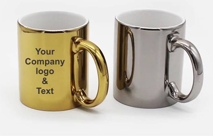 Golden Silver Mettalic  Mug